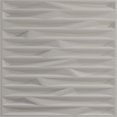 thumbnail image 5 of 19 5/8"W x 19 5/8"H Enterprise EnduraWall Decorative 3D Wall Panel, Universal Pearl Metallic Sea Mist (Covers 2.67 Sq. Ft.), 5 of 6