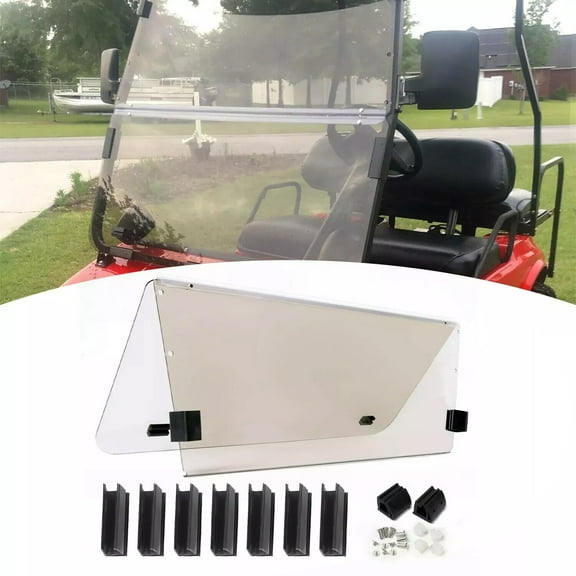 For Club Car DS 2000.5 -UP Golf Cart Folding Tinted Windshield Windscreen