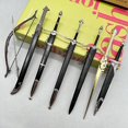 thumbnail image 3 of 22cm LoTR Uncut Metal Sword Keychain The Lord of Movie Peripherals Medieval 1:6 Model Replica Home Ornament the Key Rings Crafts, 3 of 5