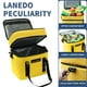 thumbnail image 4 of Nevera térmica Lanedo Lunch Soft Cooler para 20 latas, con aislamiento, color naranja, 4 of 7