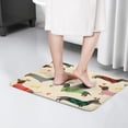 thumbnail image 4 of Colorful Funny Dachshund Flannel Non Slip Door Rugs,Washable Door Mats Indoor,Decorative Door Mats,Dirt-Resistant and Absorbent Doormat for Entrance,Bedroom,Kitchen,Bathroom,31.5x17in(80x43cm), 4 of 4