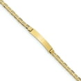 thumbnail image 1 of 10K Yellow Gold Anchor Link ID Bracelet, 1 of 1