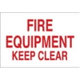 thumbnail image 1 of BRADY 43289 Fire Equipment Sign,10 x 14In,R/WHT,ENG G1865425, 1 of 1