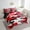 Red, variant on Erosebridal Red Camouflage Bedding Sets Twin Size, Vintage Army Comforter Sets with Sheets, Military Theme Decor, Reversible 7pcs