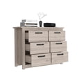thumbnail image 6 of Tuhome Eiffel Kitchen Pantry with Two Open Shelves, Single-Door Cabinet, Multi-Level, 6 of 6