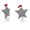 Multicolor A, variant on Christmas Tree Topper Star Lighted Three Dimensional Multicolor Star Decoration For Home Courtyard Tree 1 Pack