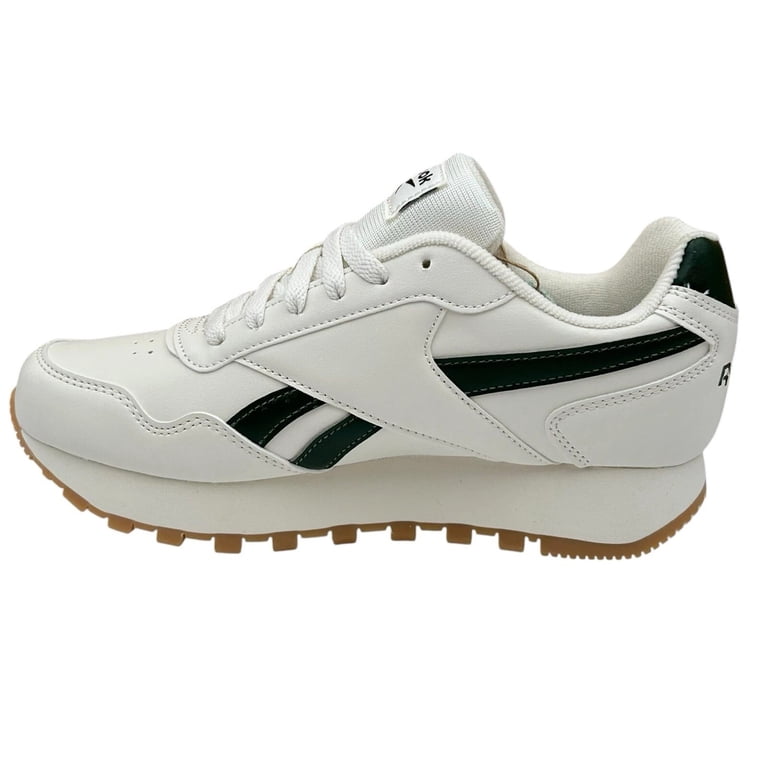 reechman Reebok Harman Women's Classic Style Sneakers 8 White- Chalk-Green