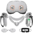 thumbnail image 1 of Ensemble de Housses en Silicone Compatible avec Oculus/Meta Quest 3S, Accessoires VR pour Meta Quest 3S, Ensemble de Housses de Protection Incluant Housse de Poignée pour Manette, Couvre-Visage, Housse de Coque VR, 1 of 7