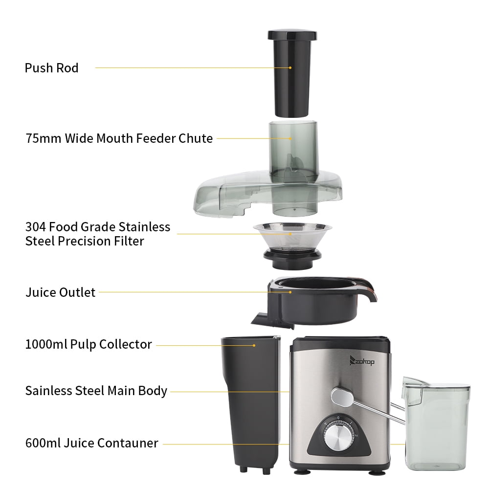 Lowestbest Juicer Machine, Centrifugal Juicer Extractor with Third Speed for Fruit Vegetable Lowestbest Juicer Machine, Centrifugal Juicer Extractor with Third Speed for Fruit Vegetable