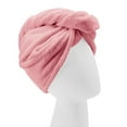thumbnail image 1 of Turbie Twist Microfiber Hair Towel Wrap [Single Pack] ? The Original Microfiber Hair Wrap As Seen On TV! Available in Pink, Blue, Purple and Aqua Hair Turban Towel Wraps (Pink), 1 of 6
