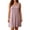 Purple, variant on dazeni Plus Size Soft Modal Sleep Tank Dresses for Women Lightweight Loose Casual Crewneck Sleep Dress Solid Nightgown Sleepwear Black XXL