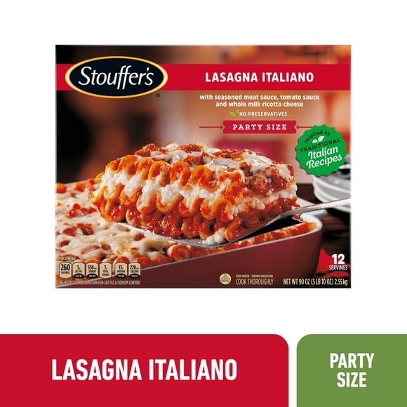 Stouffer's Lasagna Italiano Party Size Frozen Frozen Meal, 90 oz (Frozen)