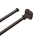 thumbnail image 4 of UTOPIA ALLEY Wall Mounted Window Treatment Telescoping Double Curtain Rod Set, 5/8-Inch Diameter, Adjusts from 86 to 120 Inches, Oil Rubbed Bronze, 4 of 9