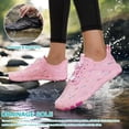 thumbnail image 4 of Barefoot Water Shoes, Breathable Wide Toe Non-Slip Lightweight Footwear, Unisex Sneakers for Men & Women, Zero Drop Comfortable Walking Running Yoga and All Water Sports(pink), 4 of 6