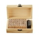 thumbnail image 2 of 36PCS GOMA SELLO CAJA SET , Cuerpo del sello Soledad Sello de letras de madera, 2 of 7