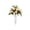 🍒 E_Base#2240, variant on Artificial Roses Bouquet Cemetery Decoration - Floor Standing Memorial Arrangement in Vase •Grave Ornament • Long-Lasting Outdoor Floral Display