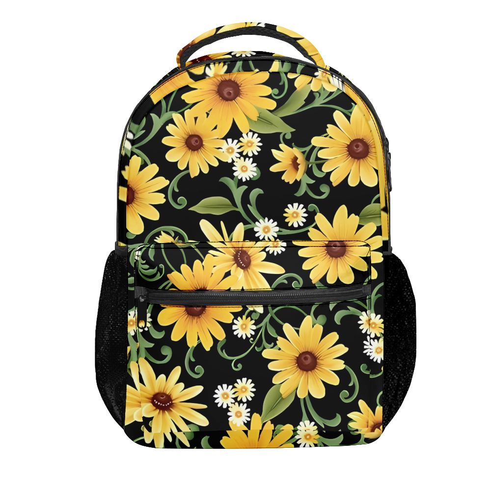 Sunflowers Flower Backpack,Backpack For Girl,Back Pack,Womens Backpack