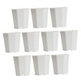 thumbnail image 6 of WHAMVOX  10 Pcs Octagonal Flower Pot Container Plant White Planter Succulent Planters, 6 of 8