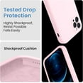 thumbnail image 4 of for iPhone 14 Pro Case, Silicone Upgraded [Camera Protection] Phone Case with [2 Screen Protectors], Soft Anti-Scratch Microfiber Lining Inside, 6.1 inch,Chalk Pink, 4 of 11