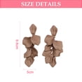 thumbnail image 2 of Pendientes largos de pétalos de rosa acrílicos para mujeres y niñas con pendientes de flores exageradas Pendientes de borlas de flores colgantes, 2 of 5