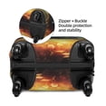 thumbnail image 2 of Rateoe Firefly Forest Fox Printed Luggage Cover, Suitcase Protector Fits 18-32 Inch Luggage-Small, 2 of 7