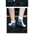thumbnail image 2 of Xiao Hua 10 pares de calcetines invisibles para mujer y hombre, de corte bajo, tobilleros, antideslizantes, para correr, informales, novedosos, blancos, talla M (40-44), 2 of 2