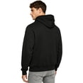 thumbnail image 3 of Hansber Men Kangaroo Hoodie for Dad and Baby Cozy Fabric Back Gear Weekend Morning Hooded Sweatshirt Black L, 3 of 7