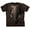 Brown, variant on Adult Dark Brown 100% Cotton Elephant Face T-Shirt NEW