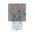 thumbnail image 2 of Butterfly Colorful Night Light LED Dusk to Dawn Auto Sensor Night Lamp Plug-in Nightlight for Bedroom Hallway Kitchen 2 PCs, 2 of 7