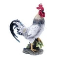 thumbnail image 4 of BLACK & WHITE ROOSTER STATUE, 4 of 4