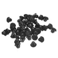 thumbnail image 1 of Tapones de silicona Uxcell de 50 piezas, tapones de goma redondos de bloqueo a presión, tapones impermeables para agujeros de 5-5.5 mm, negros, 1 of 6