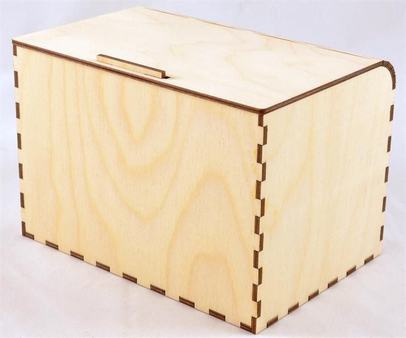 Snap Fit Large Recipe Card Box 6.5 inch x 4.5 inch x4.5 inchH