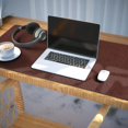 thumbnail image 3 of Long Mouse Pads for Desk,Brown Silver Football Pattern Desk Mats on Top Of Desks, Desk Mouse Pad Extra Large with 3mm Non-Slip Base and Stitched Edge for Gaming,Office,Work,Home 35.4"x15.7", 3 of 6
