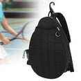 thumbnail image 1 of Mochila de bolsas de tenis mochila gran capacidad multipropósito liso soporte para paletas organizador portátil de tenis de tenis transportista Negro, 1 of 8
