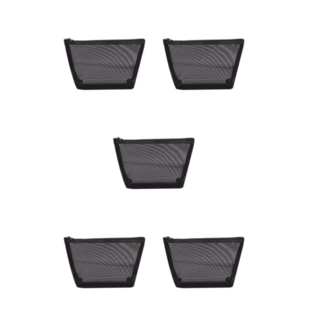 bedienty Portable Travel Bag Mesh Fabric Ensures Breathable And Comfortable Storage Toiletries Storage Bag medium size 5Set