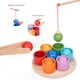 thumbnail image 3 of Bolas de arcoíris en tazas, juguetes de aprendizaje para bebés para aprender a clasificar y contar colores, 3 of 8