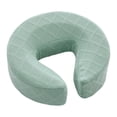 thumbnail image 1 of Almohada de cuna facial de espuma viscoelástica, ergonómica, suave, cómoda y transpirable. Verde, 1 of 8