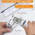 thumbnail image 2 of Pantalla LCD de acero inoxidable Digital Caliper Neoteck de 20 cm, 2 of 6
