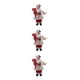 thumbnail image 2 of Yuarrent Muñeco de Navidad Santa Claus figurita decoración sentado decoración 30 cm vacaciones estatua plástico DIY regalo 11,8 pulgadas Type3 NO3, 2 of 6
