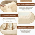 thumbnail image 4 of Kosynda Bean Bag Chairs for Adults, Giant BeanBag Chair with Memory Foam Filled, Comfy Bean Bag Sofa for Living Room, Bedroom, Office, White, 4 of 7