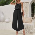 thumbnail image 4 of Women Casual Fashion Women's Solid Color Long Sleeved Jumpsuit Pants Flight Jumpsuit Women New Years Jumpsuit Interview Attire for Women Body Suit Woman Formal Pant Suits for Women Evening Wear Long, 4 of 6