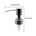 thumbnail image 2 of ifundom Lotion Pump Bottle 6Pcs 201 Stainless Steel Replacement Pumps for Home, 2 of 7
