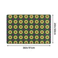 thumbnail image 3 of Retro Flower Decor Rugs Doormat, Non-Slip Machine Washable Carpets Floor Door Mat , 36" x 24", 3 of 7