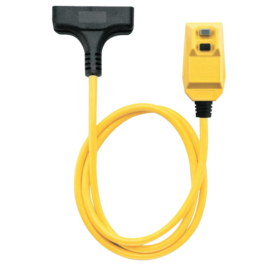 Coleman Cable Yellow Jacket In-Line Gfci With 2 Ft. 12/3 Sjtw Cord And  Lighted Receptacle, Yellow - Walmart.com