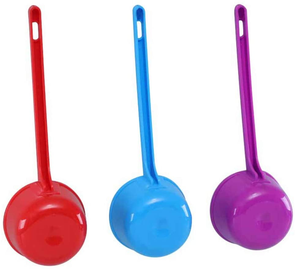 3PCS Plastic Bathing Ladle Spoons Kitchen Accessories Bathroom Water Scoop Cup Baby Shampoo Bath Spoon Home Essential 