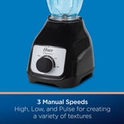 Oster Classic 3-Speed Blender, Smoothie Blender, Black
