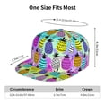 thumbnail image 6 of Uemuo Graffiti Pineapples Pattern Women's Baseball Cap,Straight Brim Hat,Golf Dad Hat,Travel Hat,Sun Protection Cap,Everyday Accessory, 6 of 9