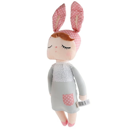 

Xmas Birthday Present Girls Plush Toys / Dolls Pendant Toys Small Rabbit Gray