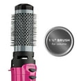 thumbnail image 2 of Revlon Perfect Heat Ceramic 1" and 1 1/2" Hot Ait Brush Kit, Pink with 3 Attachments, 2 of 7