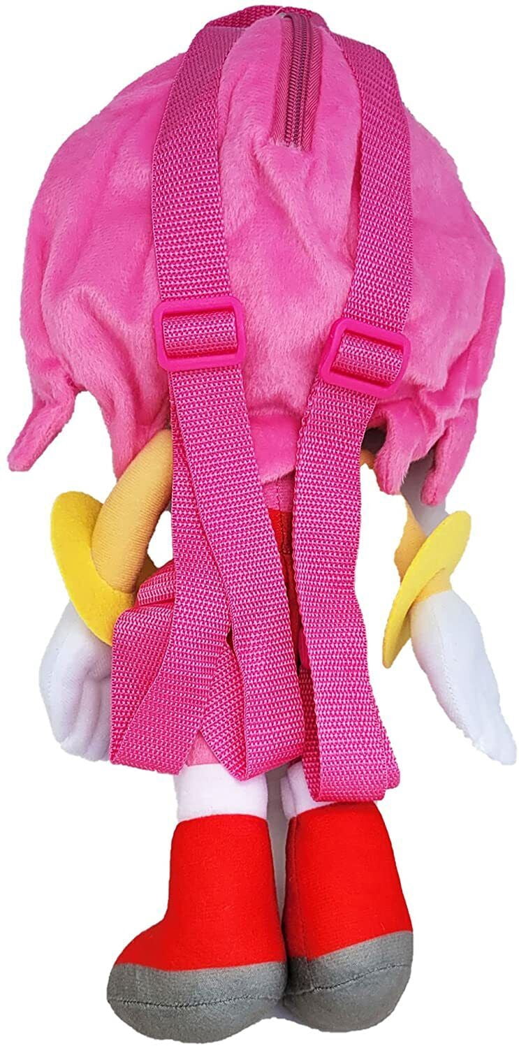 Amy Rose Sonic Plush Backpack 16 inch - Pink